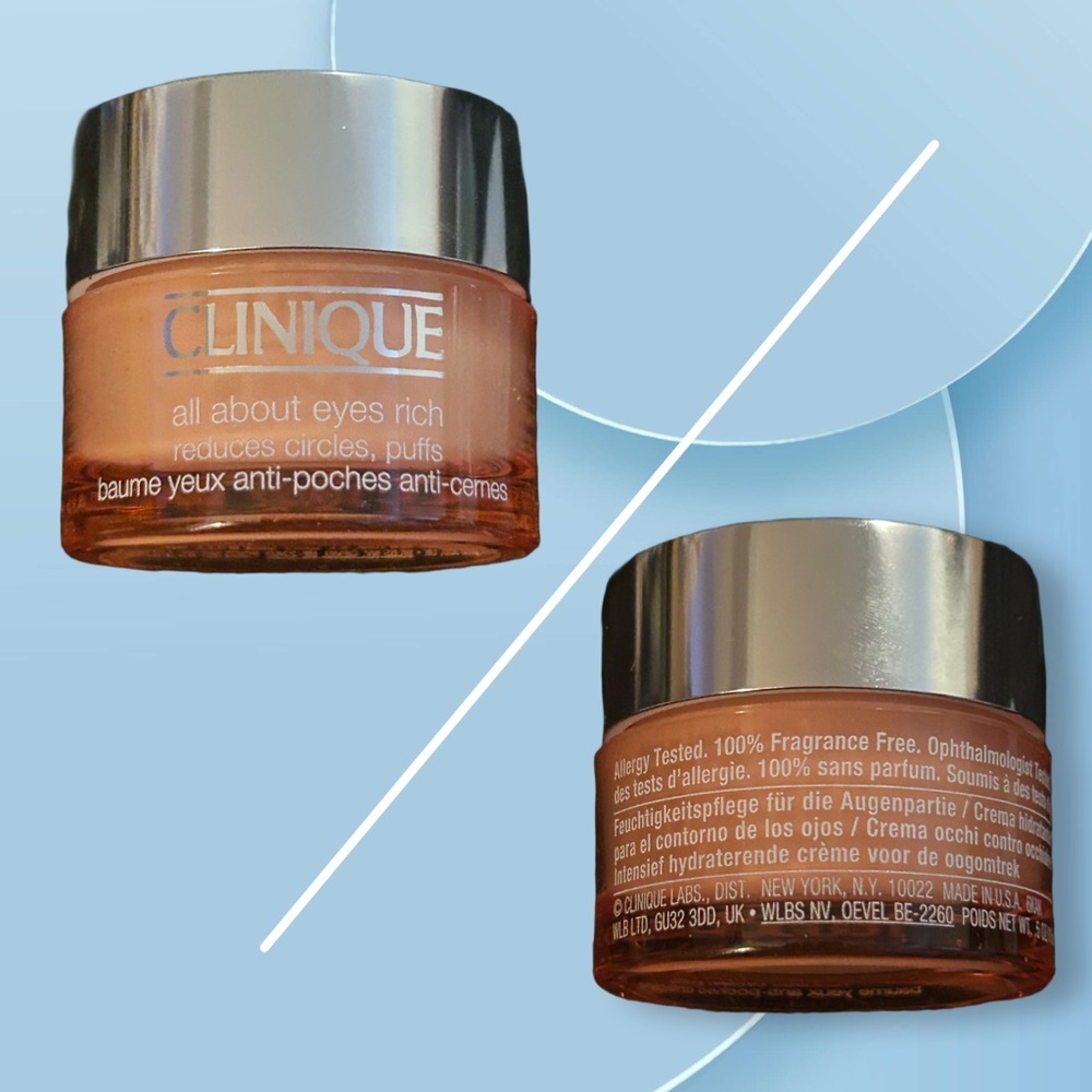 ⬇️🇺🇸🆕NWOB CLINIQUE |FULL| Everyday moisture & brighten All About Eyes Cream* - Picture 2 of 11